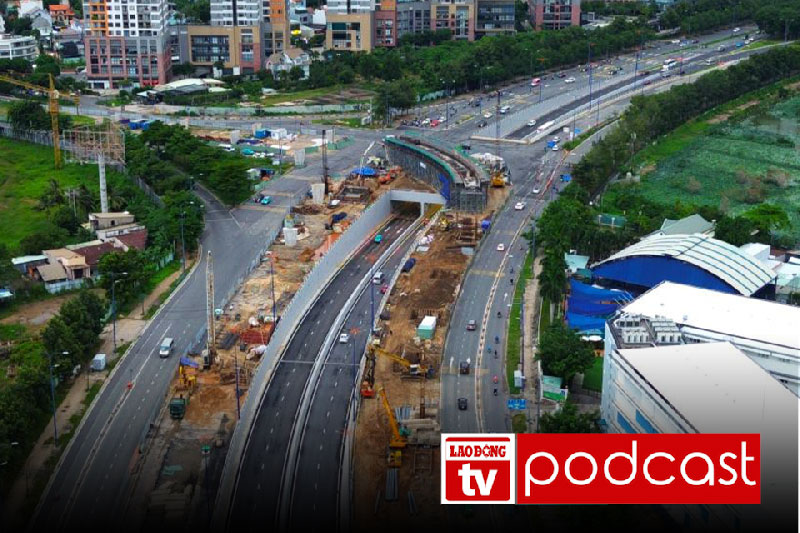 Noticias de la mañana del 17 de septiembre: Proxima apertura al trafico del paso elevado y el tunel subterraneo en el cruce mas grande de la ciudad de Ho Chi Minh