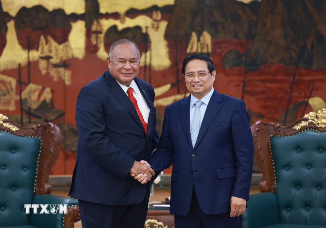 Politburo member and Prime Minister Pham Minh Chinh assessed that Timor-Leste's visit before joining ASEAN will contribute to further deepening cooperation between the two countries. Photo: VNA