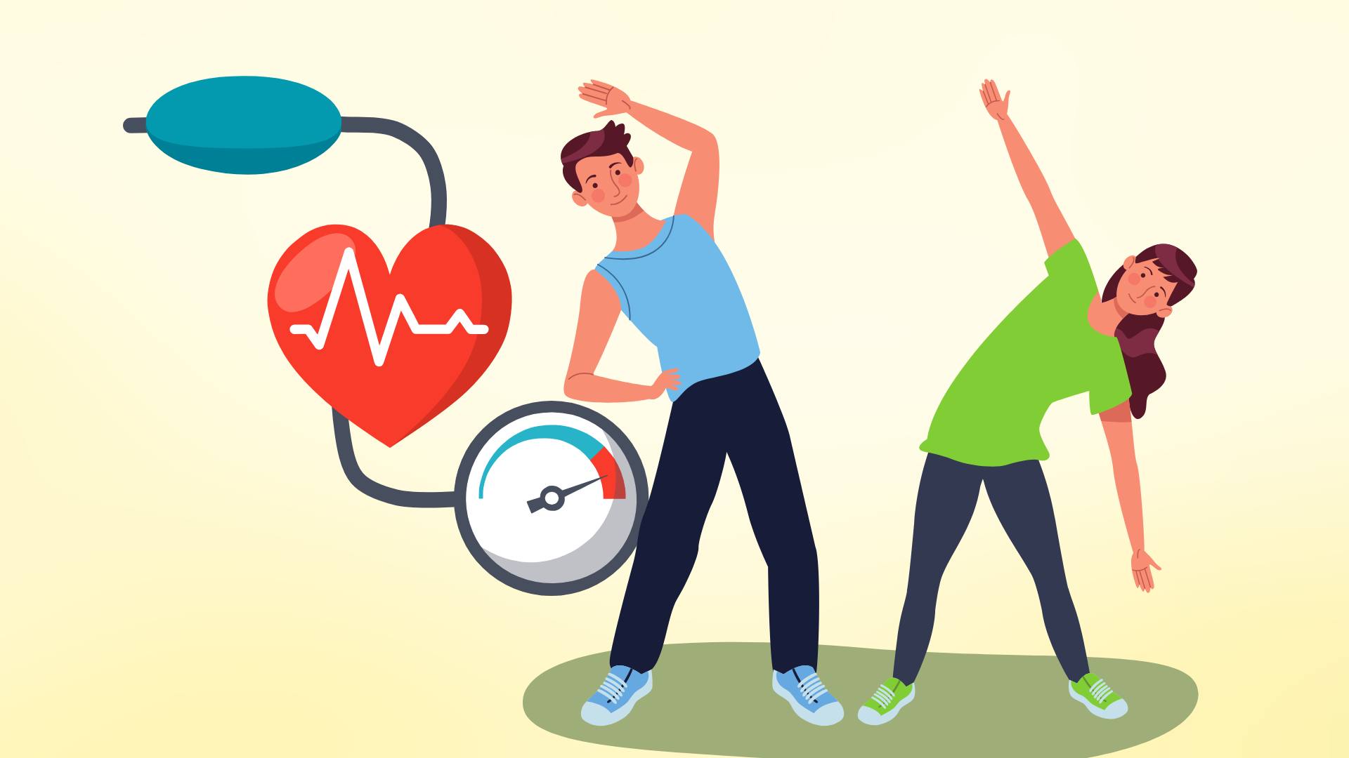 Tips on how to exercise safely for people with high blood pressure