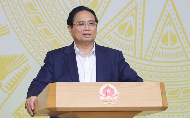 Politburo member and Prime Minister Pham Minh Chinh criticized 29 ministries, agencies and 12 localities for having a public investment disbursement rate below the national average. Photo: VGP
