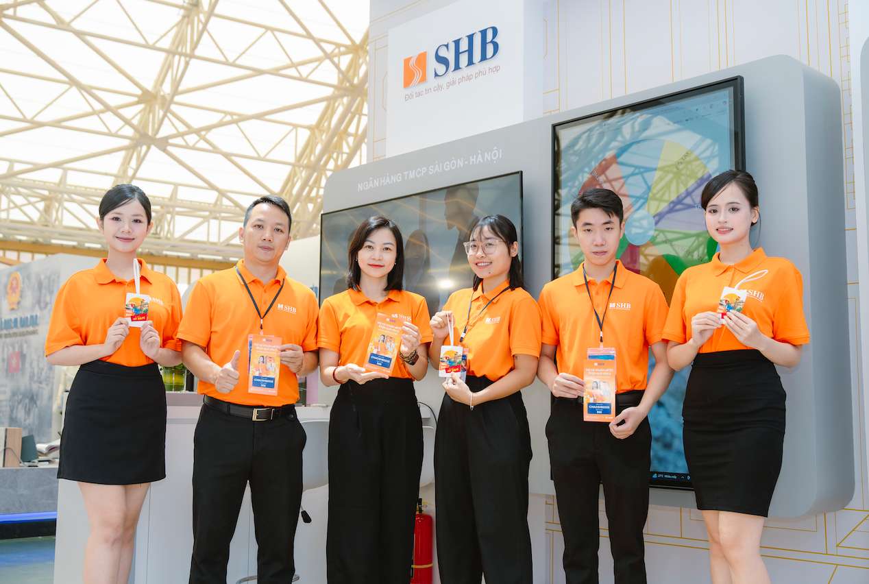 Khong gian trien lam cua SHB. Anh: SHB