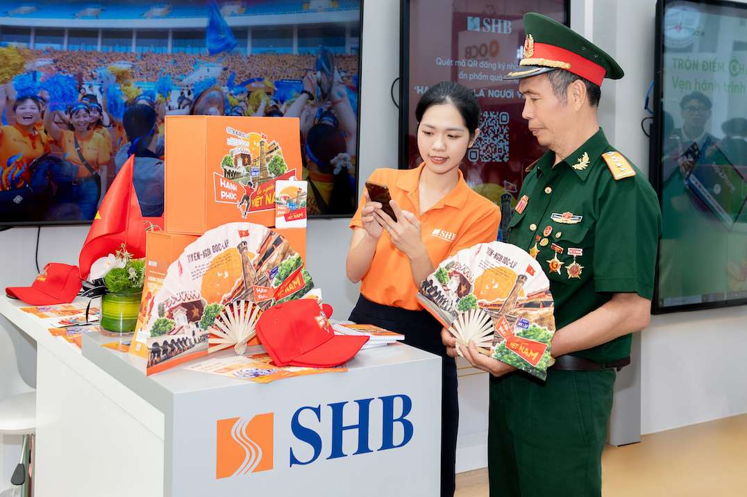 Dau an SHB noi bat tai trien lam. Anh: SHB