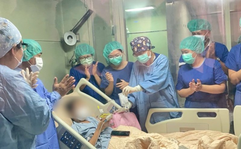 12-year-old patient with leukemia is the first to access cell therapy in Taiwan (China). Photo: Provided by the family