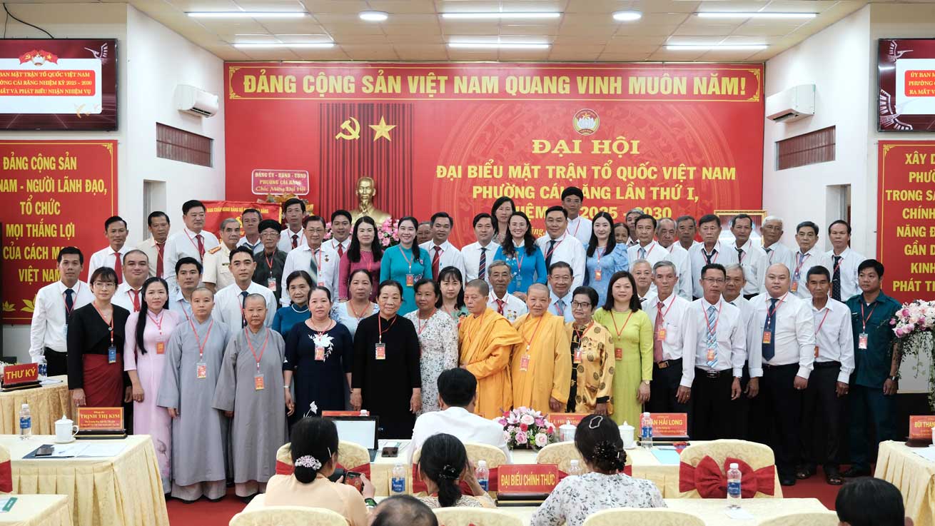 Uy ban Mat tran To quoc Viet Nam phuong Cai Rang, nhiem ky 2025 - 2030. Anh: My Ly