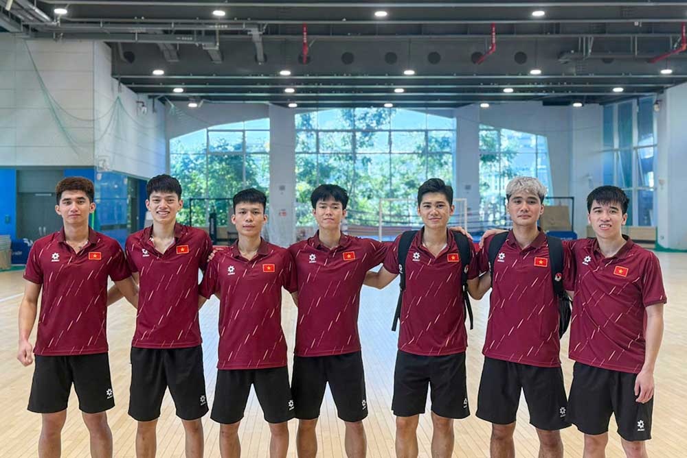 Tuyen futsal Viet Nam dang co nhieu cau thu tre tiem nang. Anh: VFF