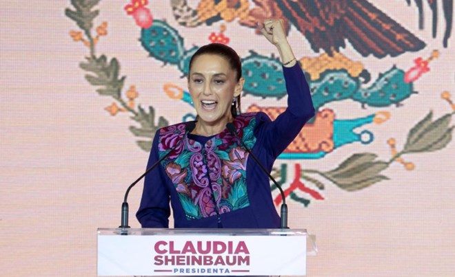 Presidenta de Mexico Claudia Sheinbaum. Foto: AFP