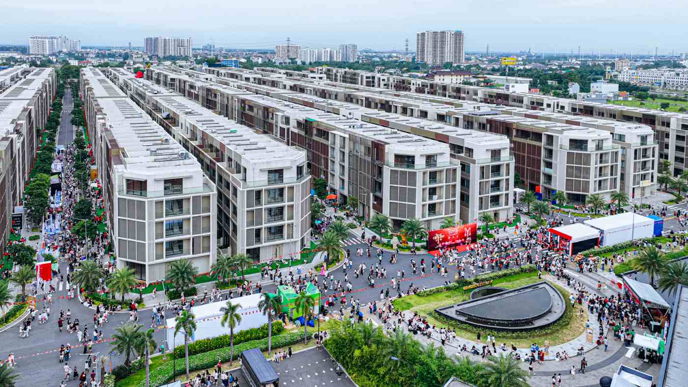 The Global City tung buoc hoan thien he tien ich toan dien, hien thuc hoa khong gian song - lam viec - giai tri chuan quoc te