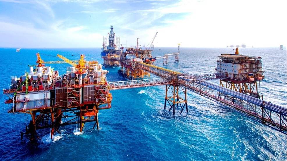 Plataforma de perforacion de la mina Bach Ho. Foto: Petrovietnam