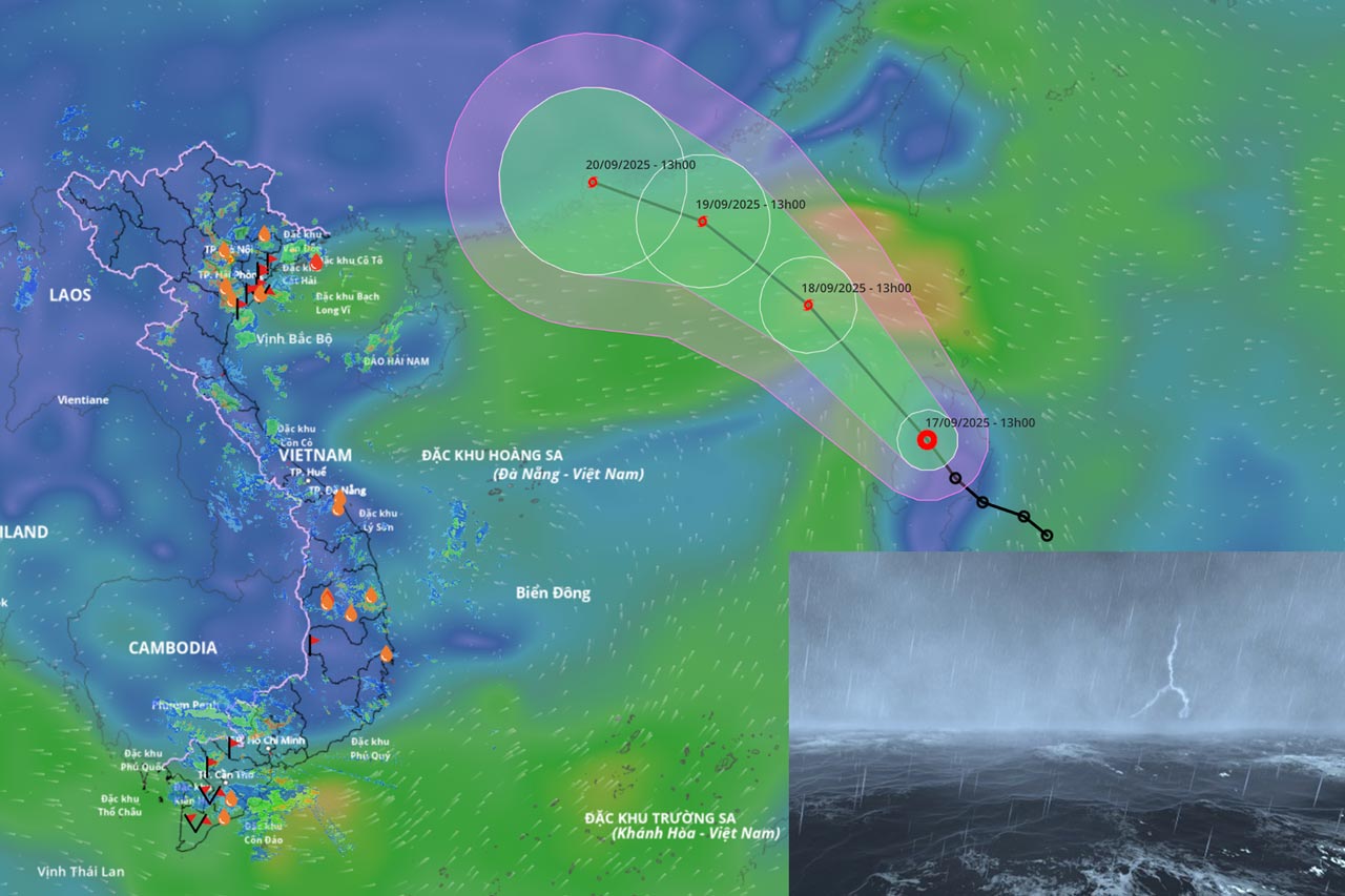 The East Sea is about to welcome a storm, forecasting bad weather