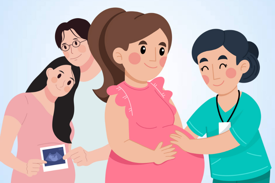 35歳以上の妊娠のリスクと利点。イラスト:ティエン・ニャン