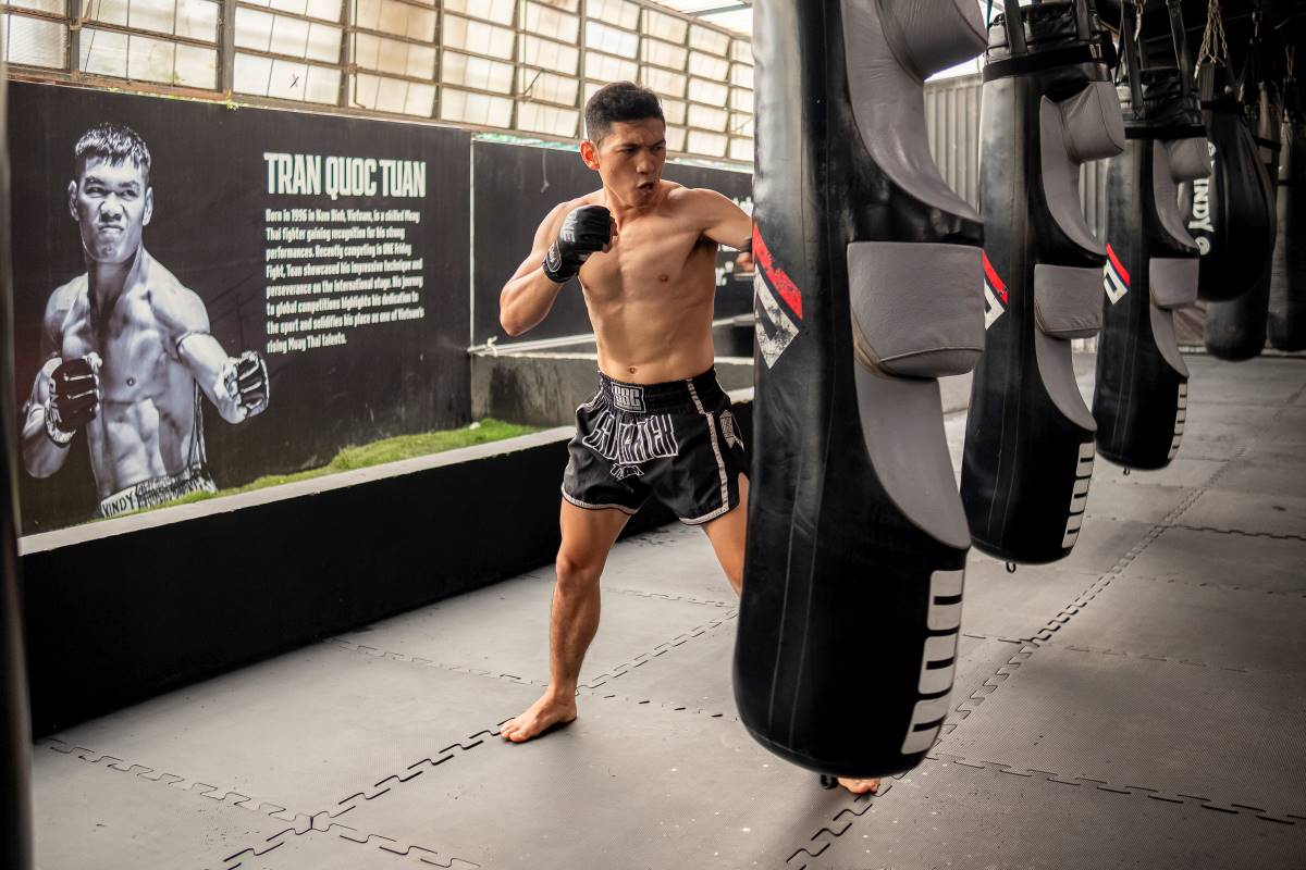 ONE 챔피언십 데뷔 전 후인호앙피는 프로 경기에서 10승을 기록하고 있습니다. 사진: 사이공 스포츠 클럽