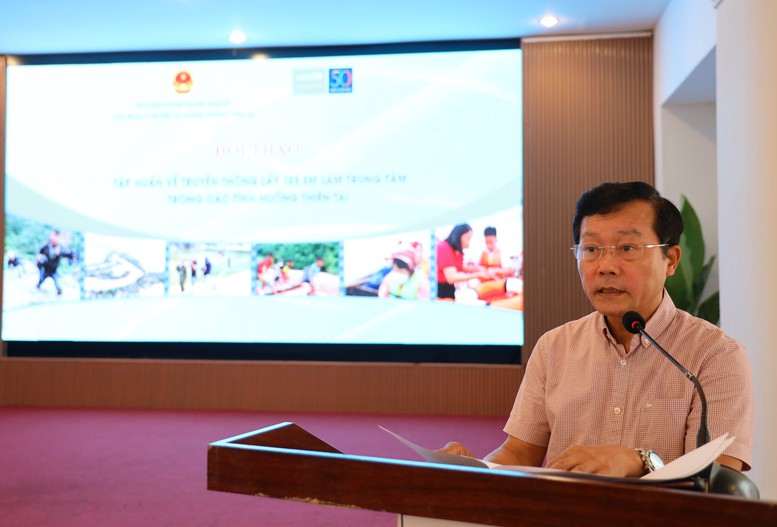 Ong Nguyen Van Tien, Pho Cuc truong Cuc Quan ly de dieu va Phong, chong thien tai khang dinh vai tro cua bao chi trong cong tac phong, chong thien tai.