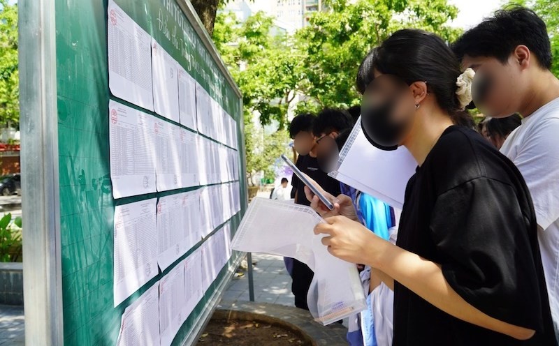 학교 재편성 방향에는 고등 교육 기관 재편성 고등 교육 기관 통합 기준 미달 고등 교육 기관 해체가 명시되어 있습니다. 사진: 하이 응우옌