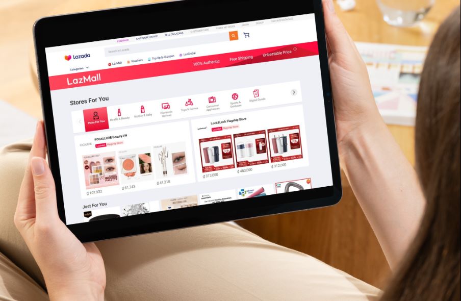 Lazada broke through with " seasoned super sale 9.9", along with LazMall to boost growth for Southeast Asian brands. Photo: Lazada