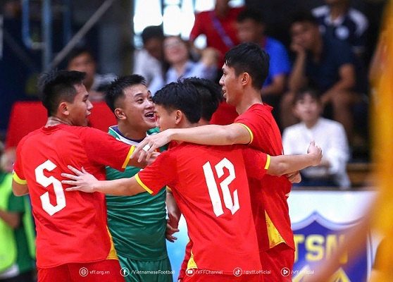 The Vietnam futsal team has many advantages to qualify for the 2026 Asian futsal tournament. Photo: VFF