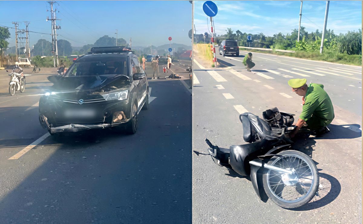 事故現場。写真:ハイフォン交通安全委員会