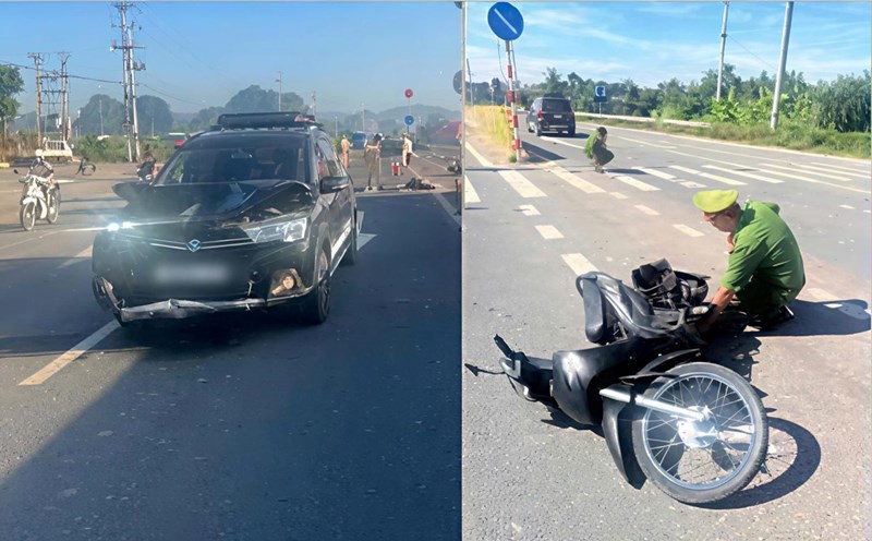 Before the accident. Photo: Hai Phong Traffic Safety Committee