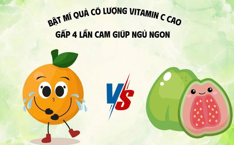 Revealing fruits with vitamin C levels 4 times higher than oranges help sleep well