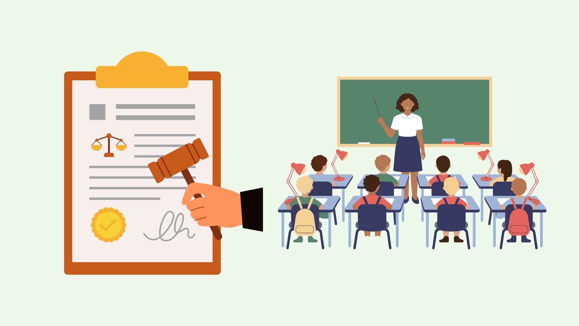 Organizations and individuals are not allowed to do things for teachers from 2026. Graphics: Phuong Anh