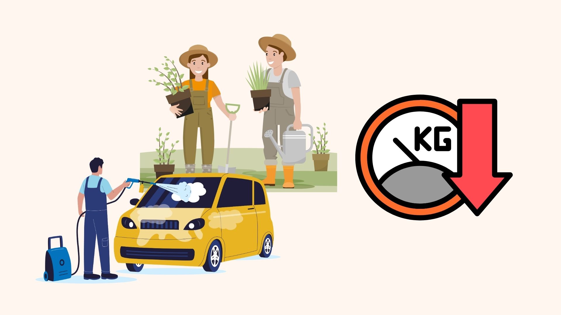 Lose weight without going to the gym with these housework. Graphics: Linh Dan