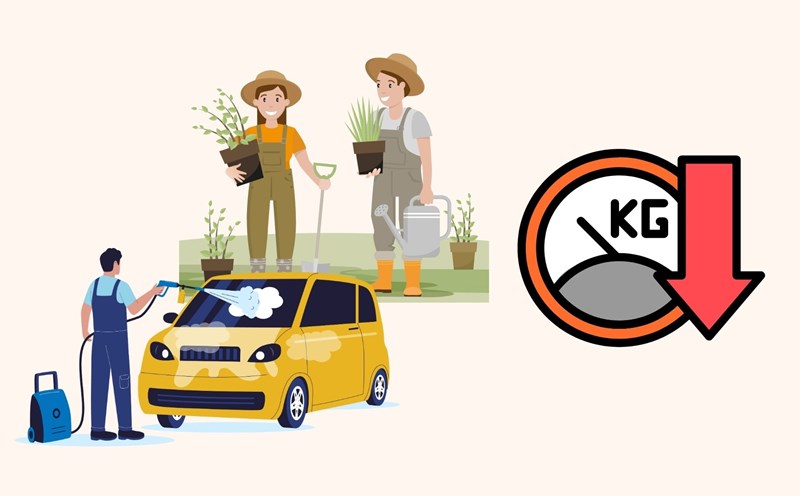 Lose weight without going to the gym with these housework. Graphics: Linh Dan