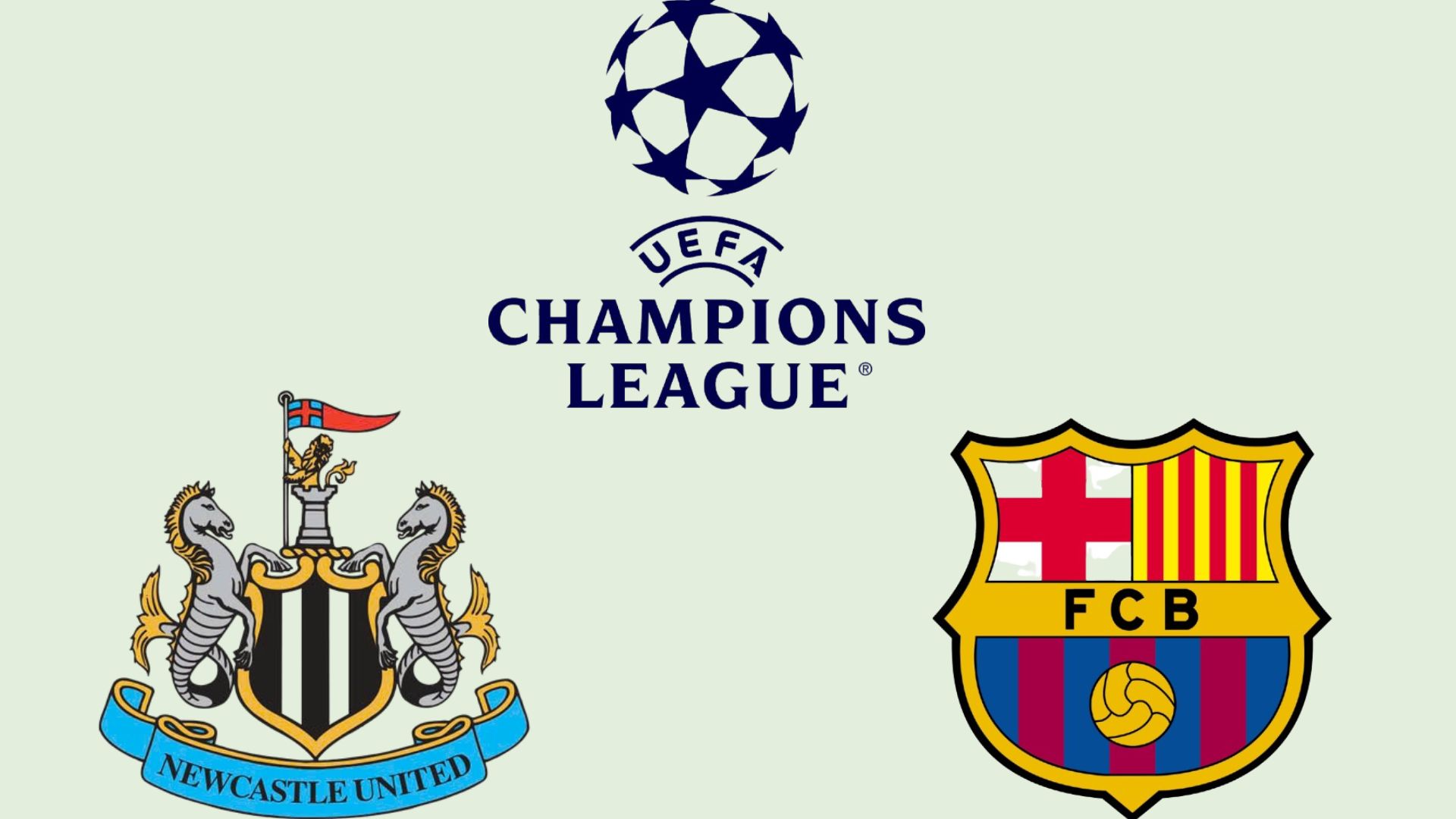 Today's football match schedule is notable for the Newcastle - Barcelona match. Graphics: Van An