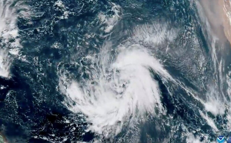Hurricane Gabrielle is forecast to develop into a hurricane on September 21 as it passes near the Caribbean. Photo: NOAA