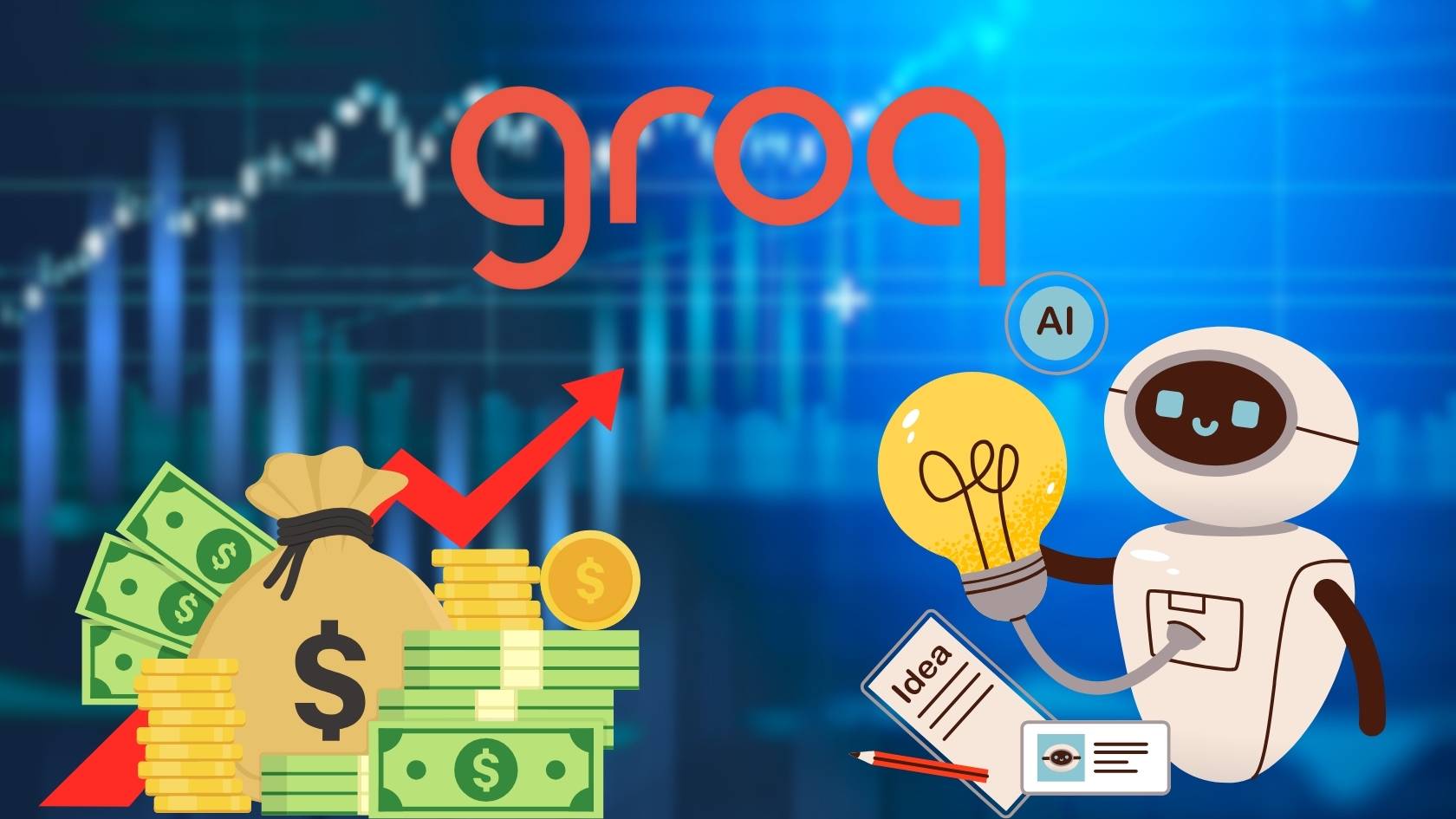 Groq huy dong 750 trieu USD, dat dinh gia 6,9 ti USD. Do hoa: Hao Thien