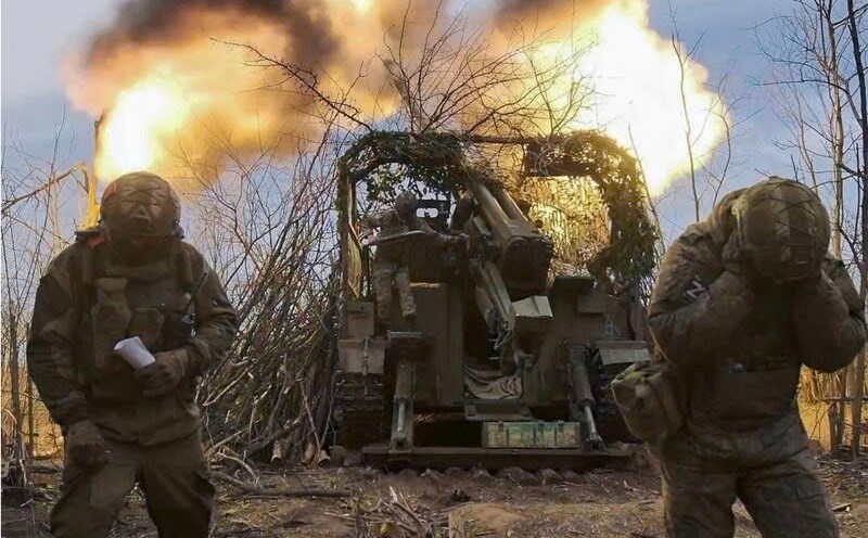 Russian artillery attacks Ukraine. Photo: TASS