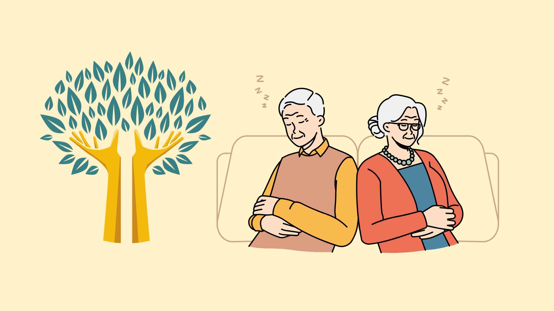 Quality sleep is a simple but sustainable secret to improving longevity. Graphic photo: Hoang Loc