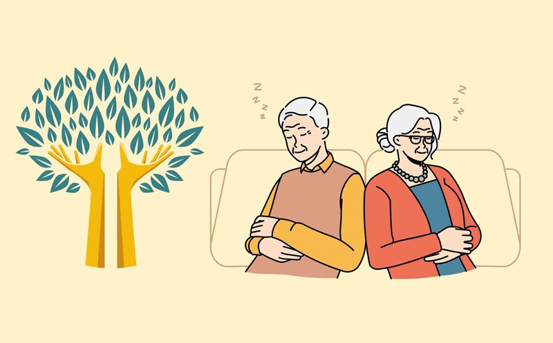 Quality sleep is a simple but sustainable secret to improving longevity. Graphic photo: Hoang Loc