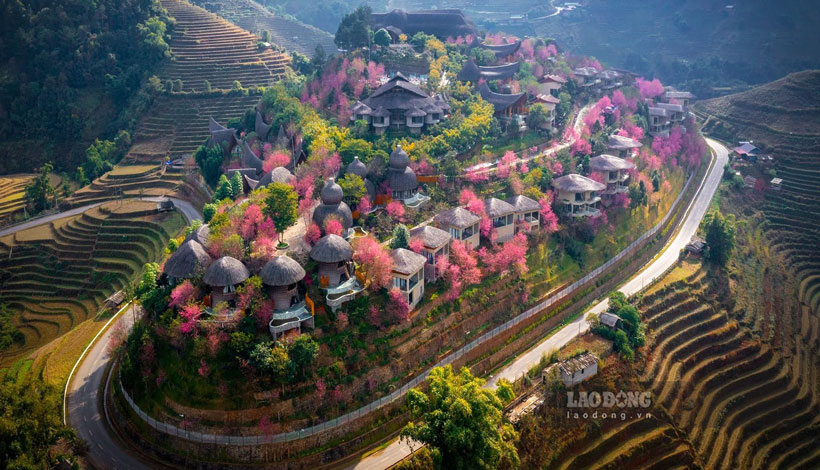 Khach san nghi duong Garrya Mu Cang Chai vua duoc cong bo dat tieu chuan 5 sao. Anh: Van Duc