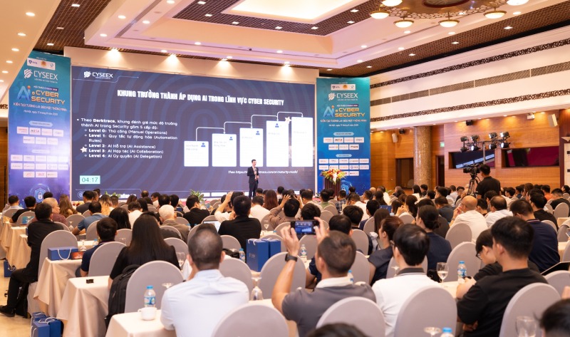Imagen del seminario 'IA & Cyber Security – Creando un futuro de seguridad inteligente' organizado por la Alianza de Seguridad de la Informacion CYSEEX. Foto: Tri Minh