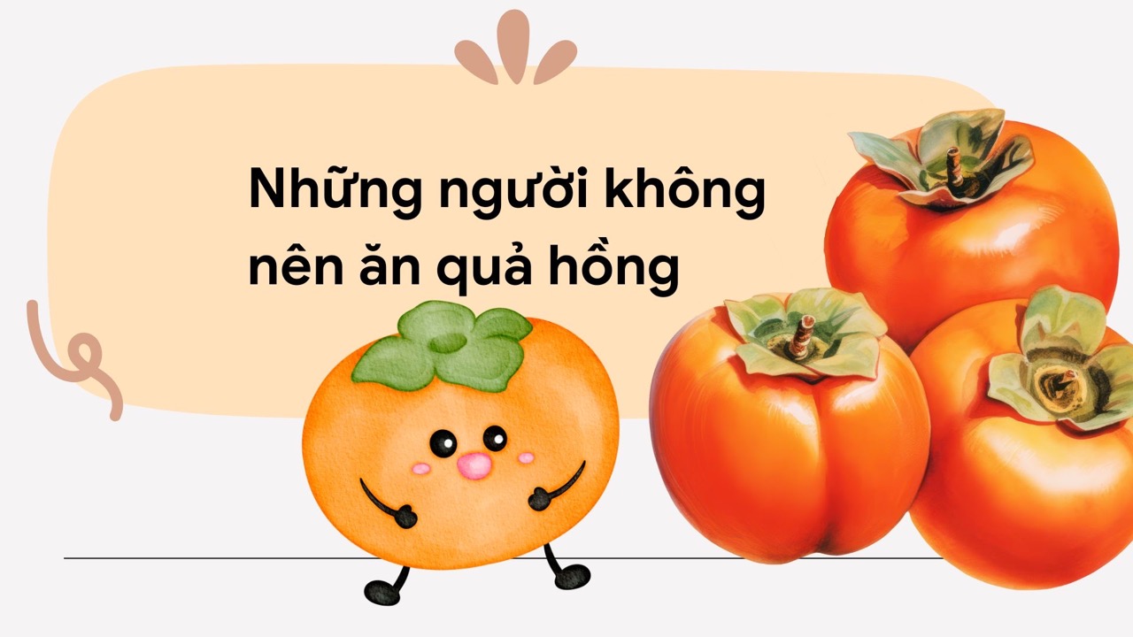 Persimmons contain a lot of fiber, vitamins A, C, but people with stomach and intestinal diseases should not eat them. Graphic photo: Huong Son