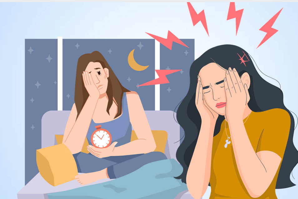 Chronic diseases can affect sleep. Graphics: Thien Nhan