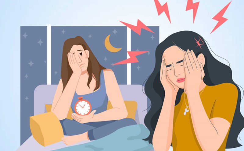 Chronic diseases can affect sleep. Graphics: Thien Nhan