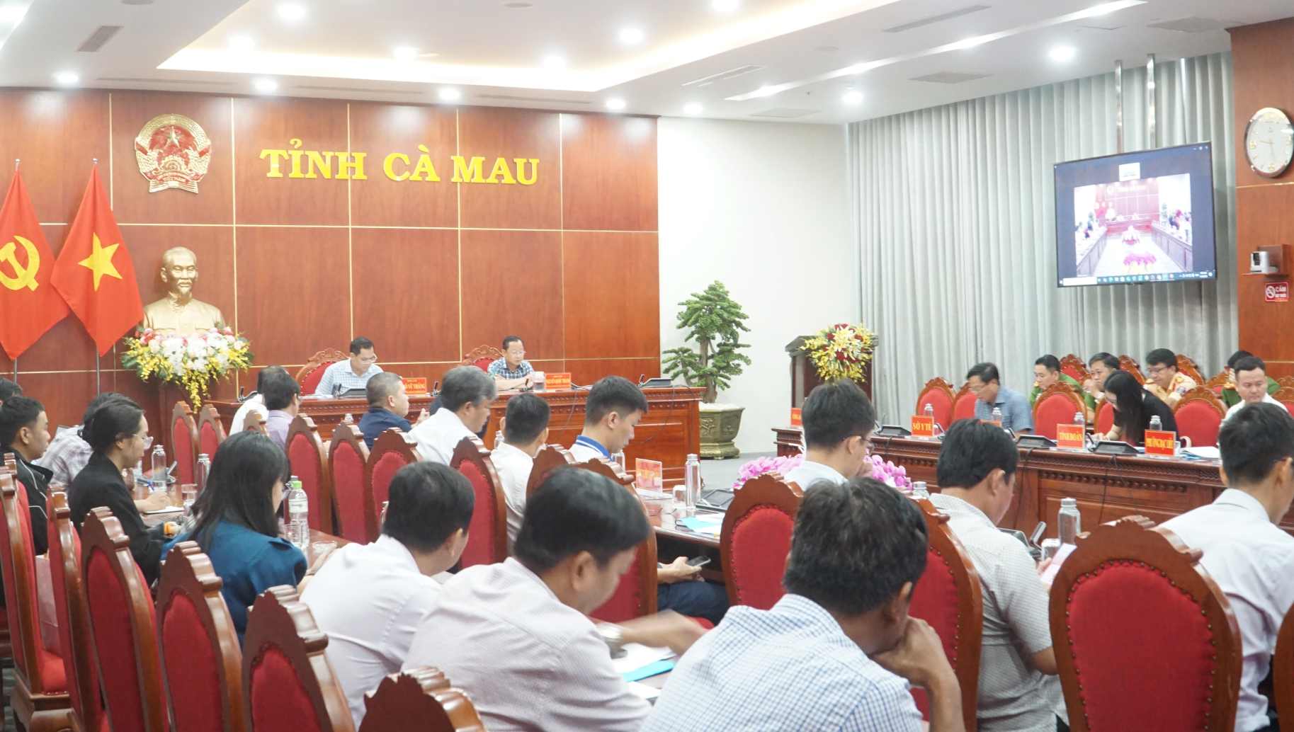 Thanh vien Ban to chuc giai hop cong tac chuan bi cho Giai Marathon 2025 Cup PETROVIETNAM.. Anh: Nhat Ho