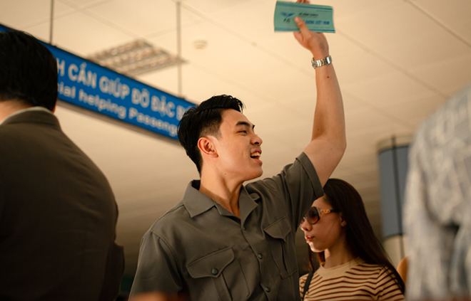 Hinh anh Thien Minh xuat hien o doan dau phim. Anh: Doan phim cung cap