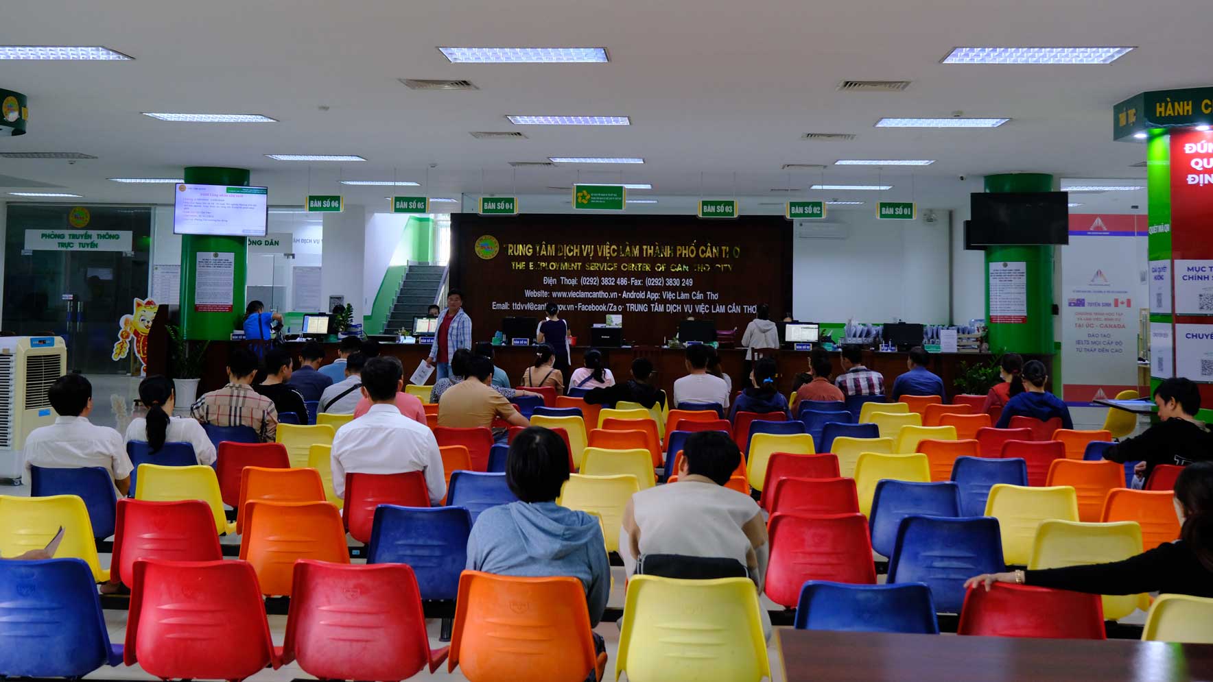 Can Tho City Employment Service Center. Photo: Han Nghien