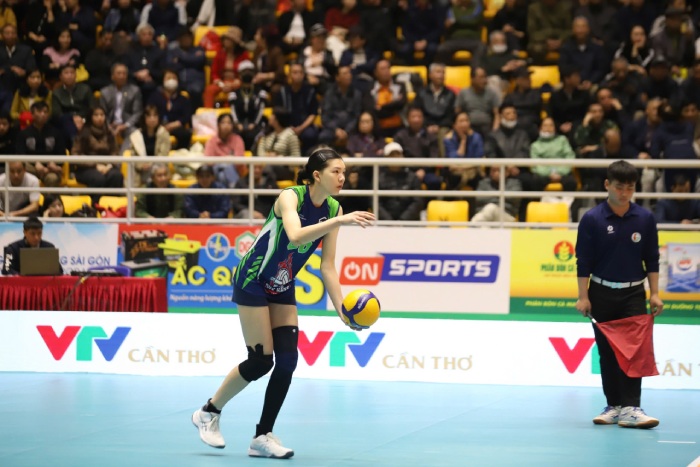 Bich Thuy se sang Nhat Ban sau khi ket thuc giai doan 2 giai bong chuyen quoc gia 2025. Anh: VFV