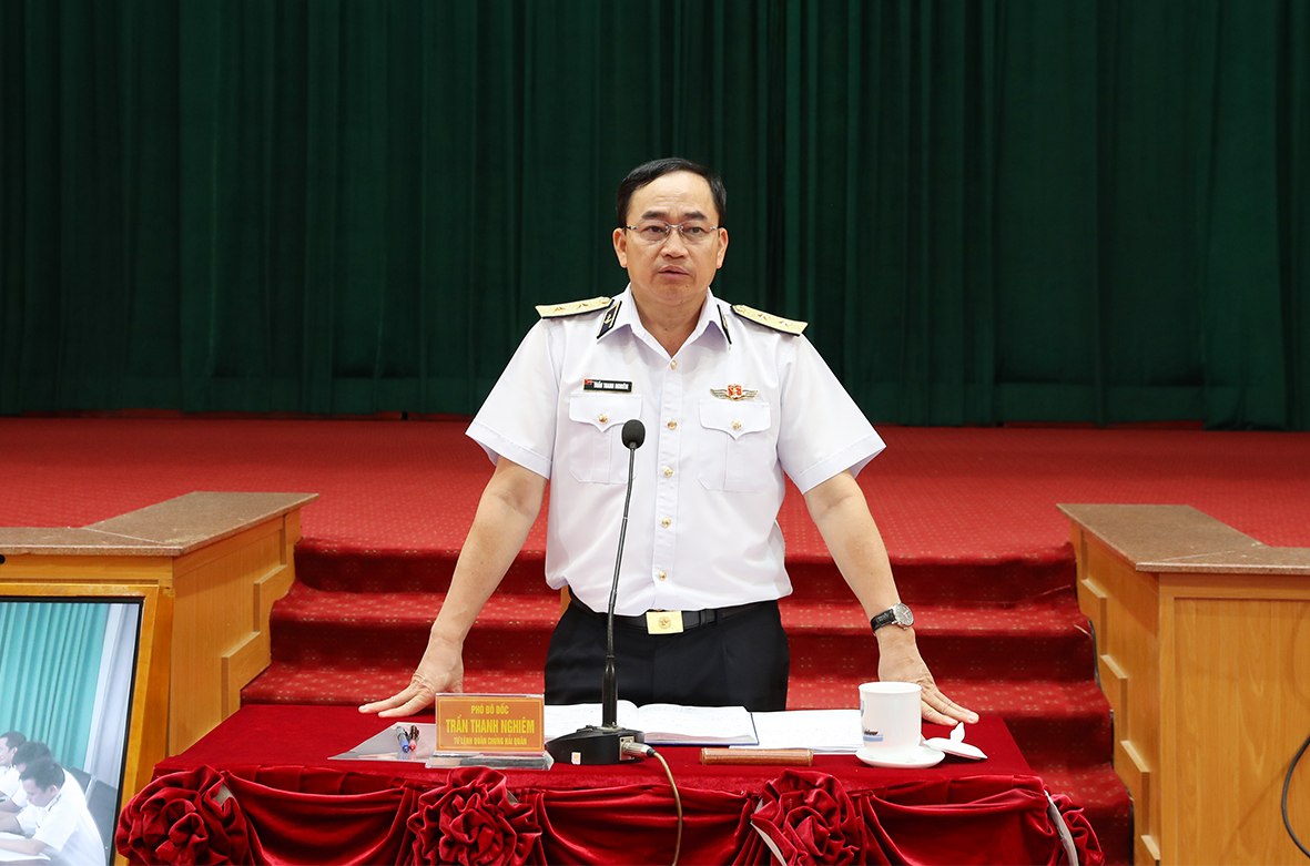 Vice Admiral Tran Thanh Nghiem. Photo: Huong Thu Tuan/Vietnam Navy