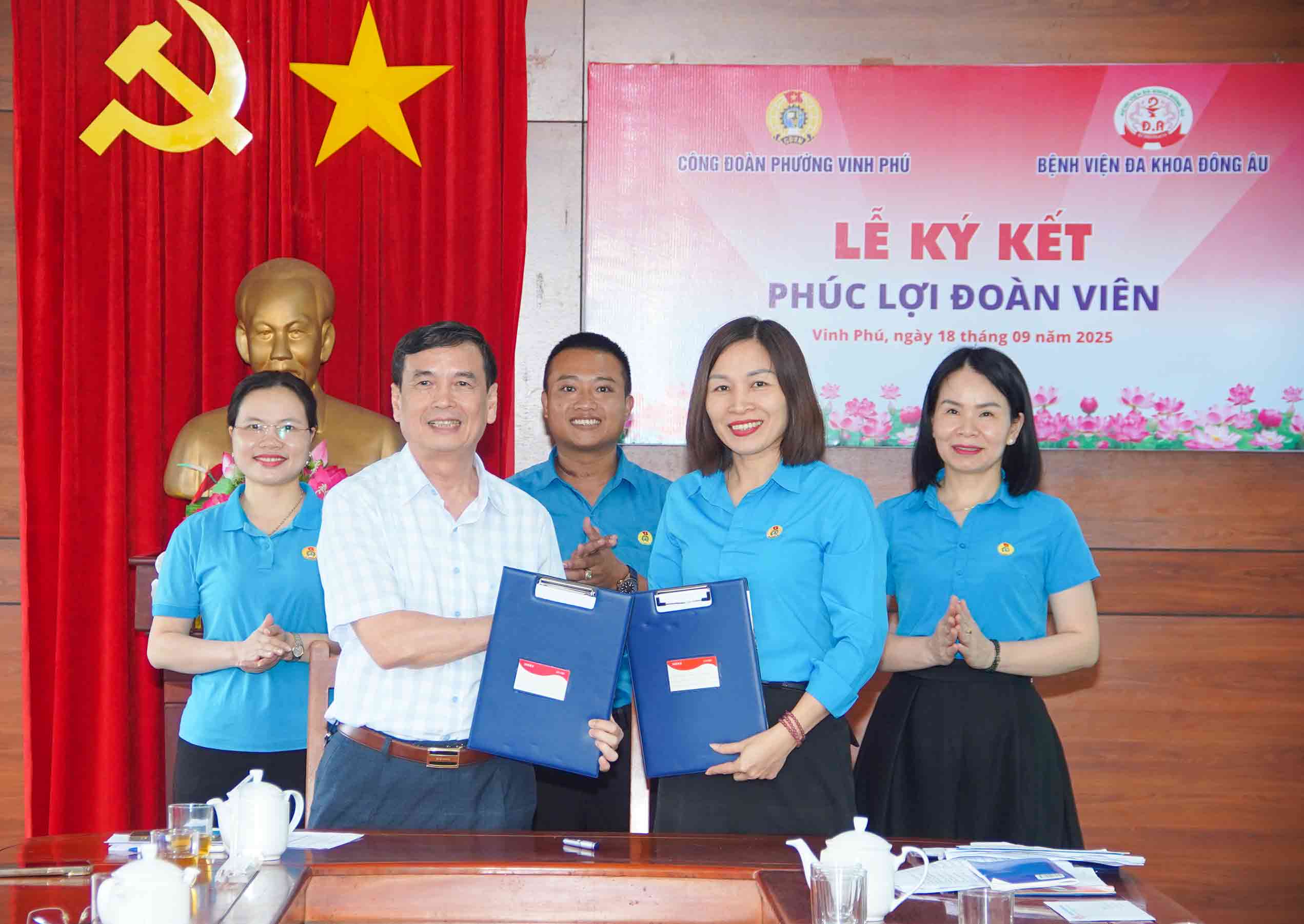 Le ky ket chuong trinh phuc loi doan vien. Anh: Duy Chuong