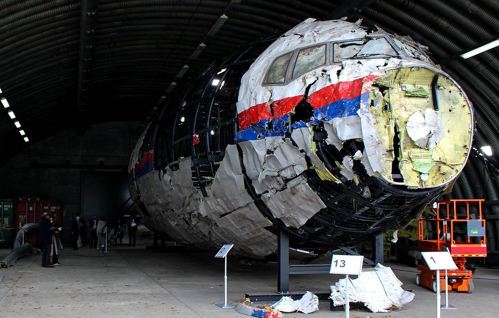 2014년 7월 17일 격추된 MH17 항공기. 사진: TASS
