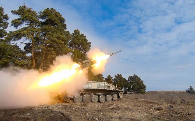Russian fire targeted Ukraine. Photo: TASS