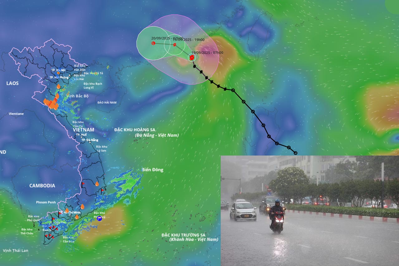 Storm No. 8 Mitag gusts to level 11 before making landfall, forecast path in the next 24 hours