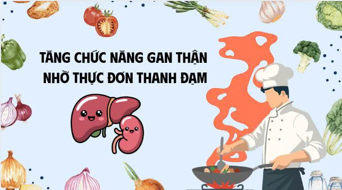 Increase liver and kidney function thanks to a light menu