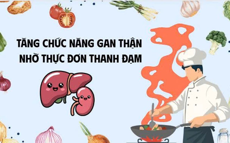 Increase liver and kidney function thanks to a light menu