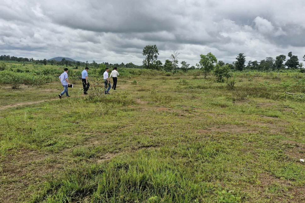 The land planned to build an inter-level boarding school in Ia Mo commune (Gia Lai). Photo: Hoai Phuong