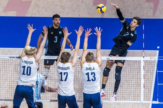 Argentina and Finland both reached the 1/8 round of the 2025 World Volleyball Championship. Photo: FIVB