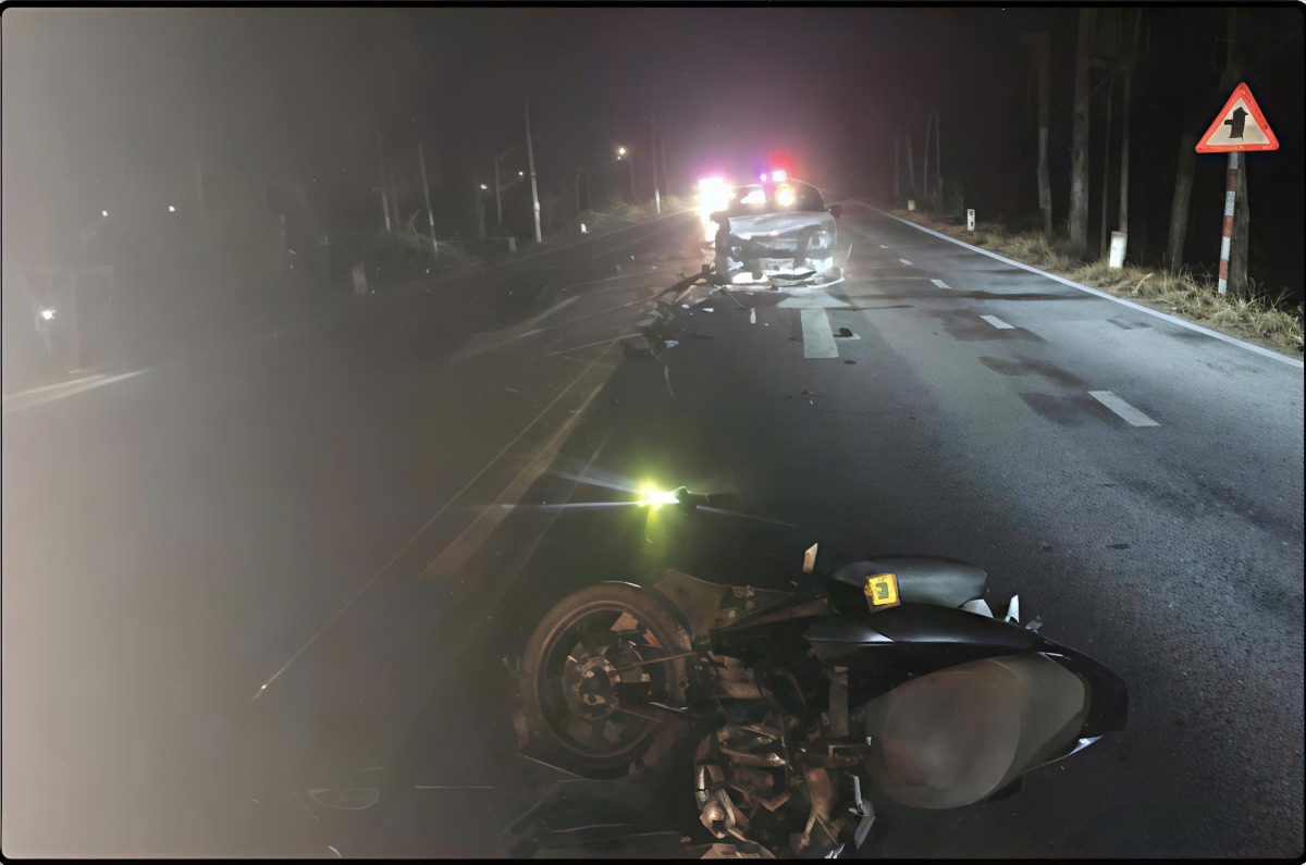 Scene de l'accident. Photo : Comite de la securite routiere de Hai Phong